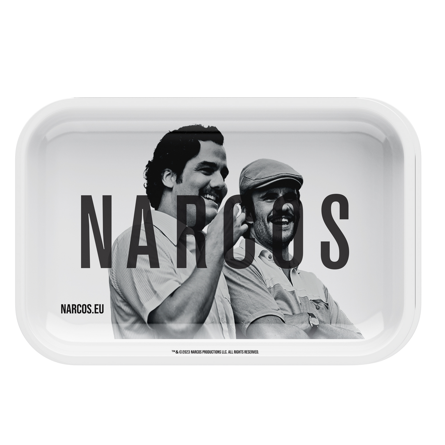 NARCOS ROLLING TRAY WHITE EDITION