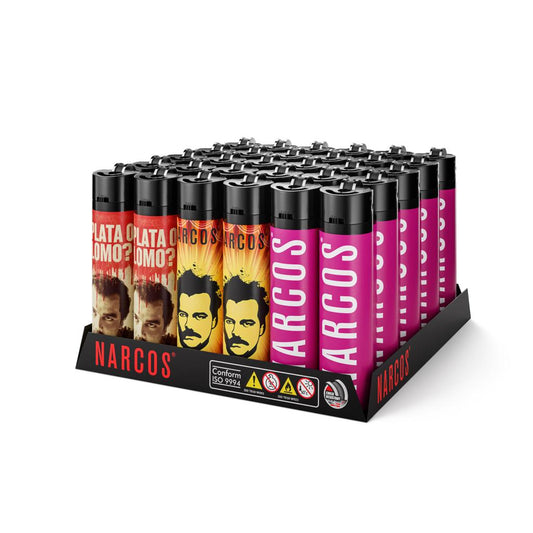 NARCOS LIGHTERS / 4984 / DISPLAY 30 PIECES