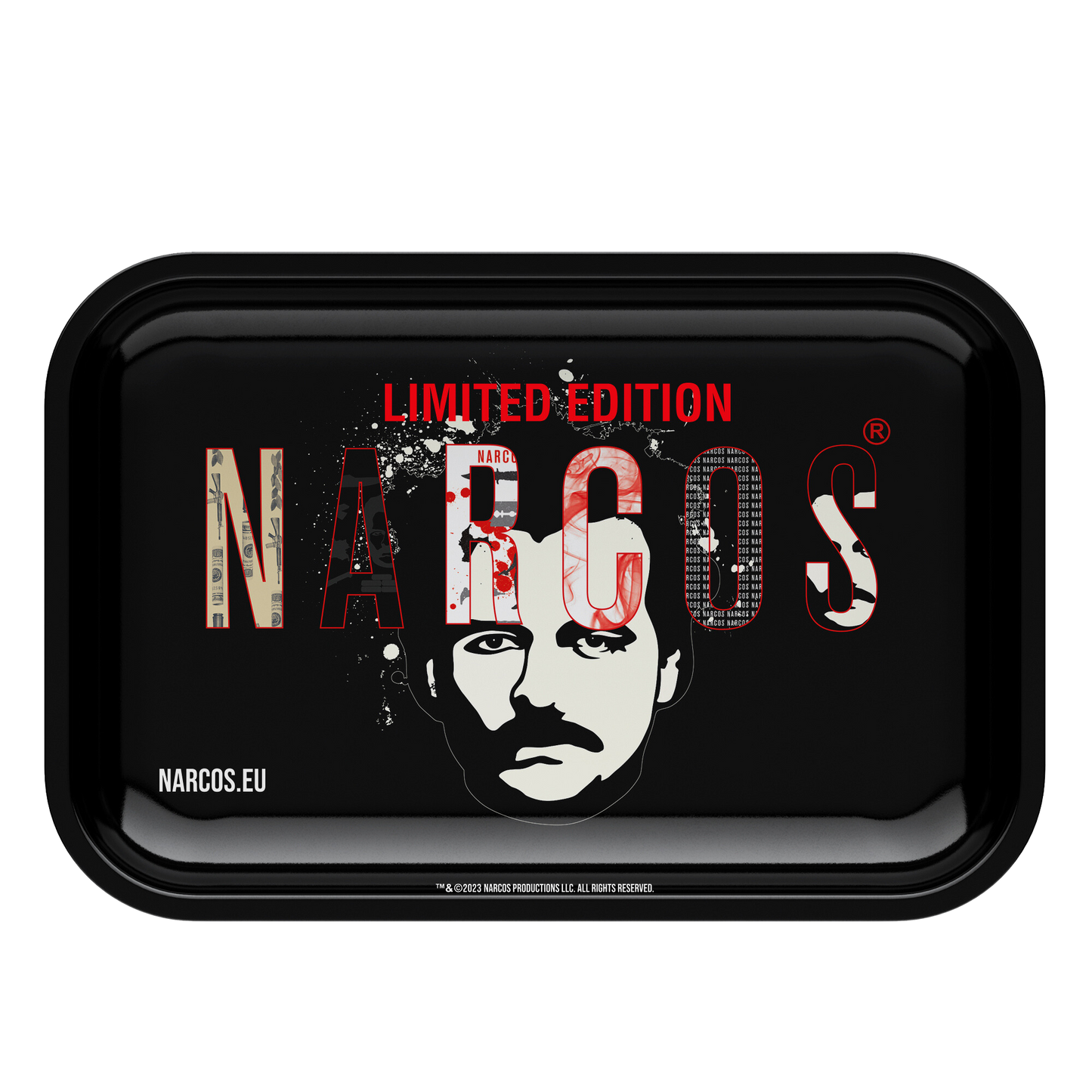 NARCOS ROLLING TRAY BLACK EDITION