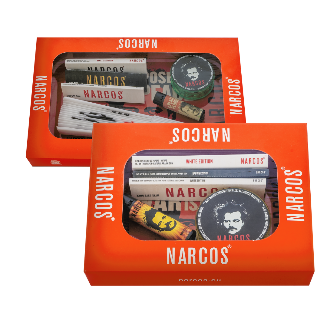 NARCOS ROLLING TRAY RED EDITION