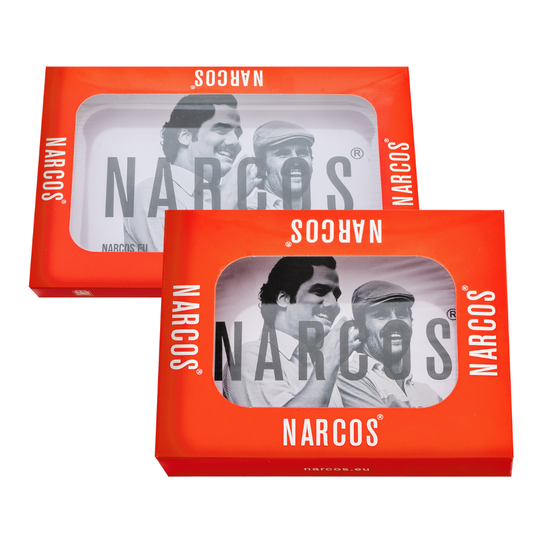 NARCOS ROLLING TRAY WHITE EDITION