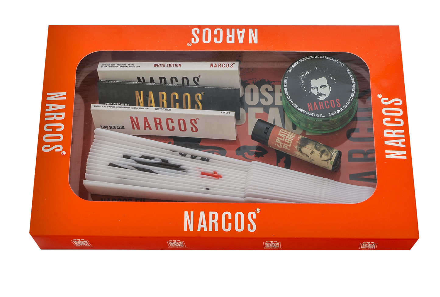 NARCOS ROLLING TRAY RED EDITION