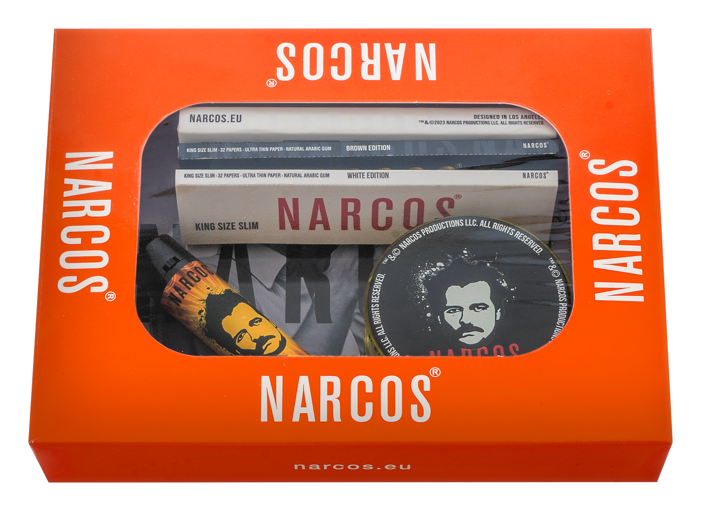 NARCOS ROLLING TRAY WHITE EDITION