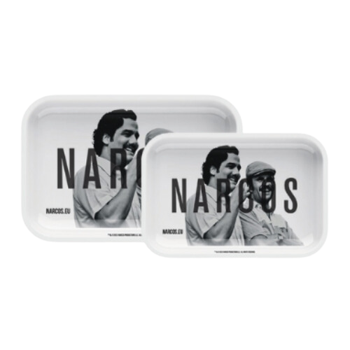 NARCOS ROLLING TRAY WHITE EDITION