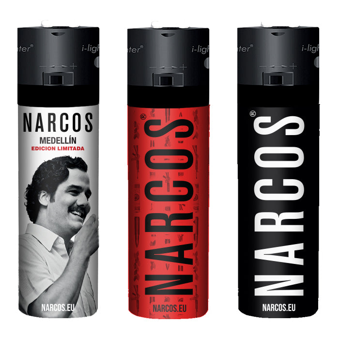 NARCOS LIGHTERS / 4983 / DISPLAY 30 PIECES