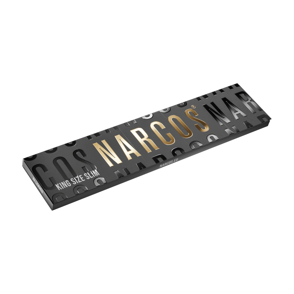 NARCOS ROLLING PAPER BROWN EDITION / KING SIZE SLIM / DISPLAY 50 PIECES / 4973