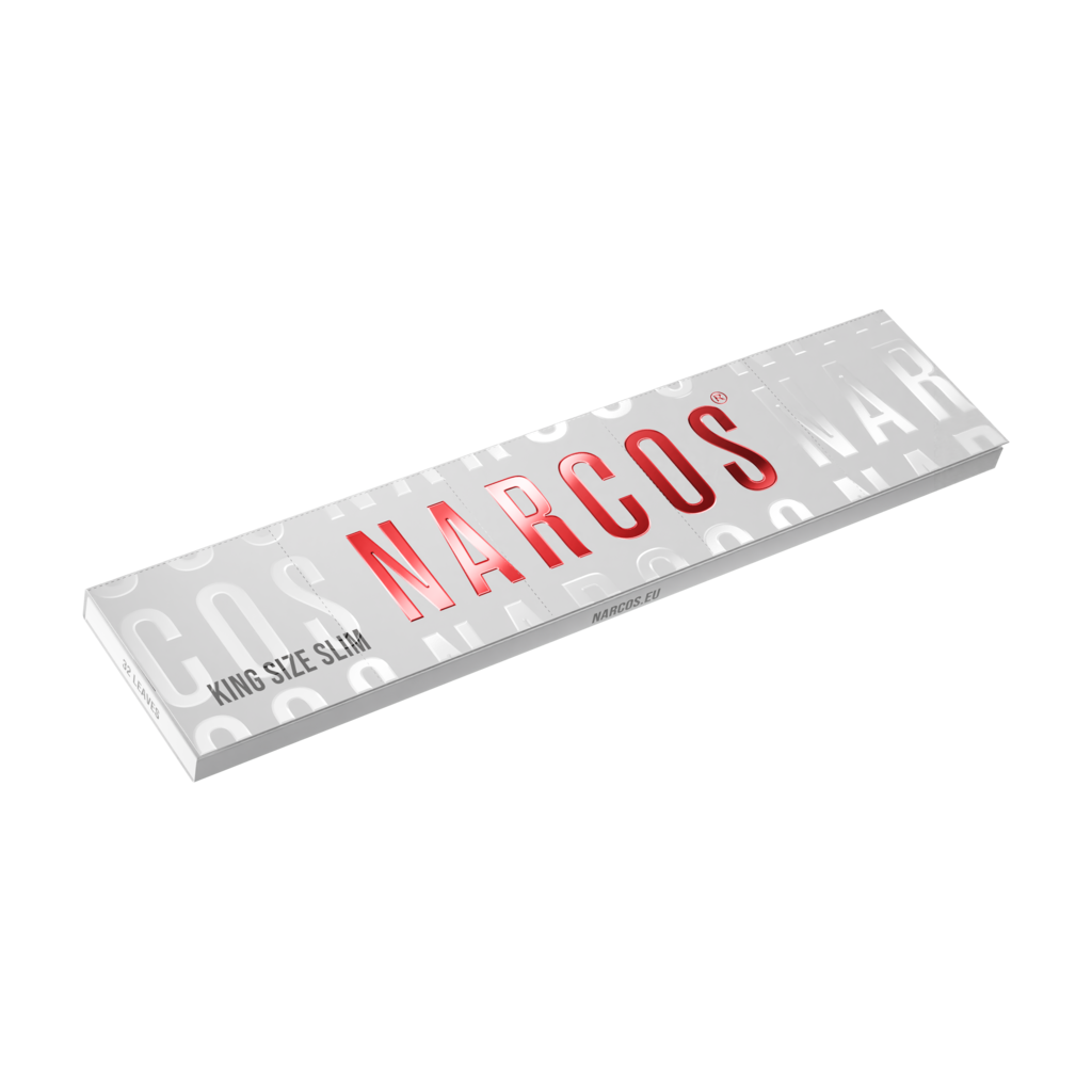 NARCOS ROLLING PAPER WHITE EDITION / KING SIZE SLIM / DISPLAY 50 PIECES / 4971