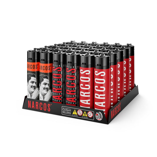 NARCOS LIGHTERS / 4986 / DISPLAY 30 PIECES